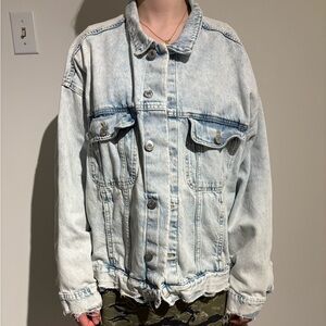 H&M Light Wash Blue Jean Jacket
